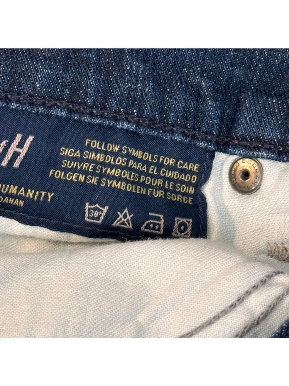 Citizens Of Humanity Womens Dani Cropped Straight Leg Jeans Size 29 Denim Blue - Picture 16 of 16